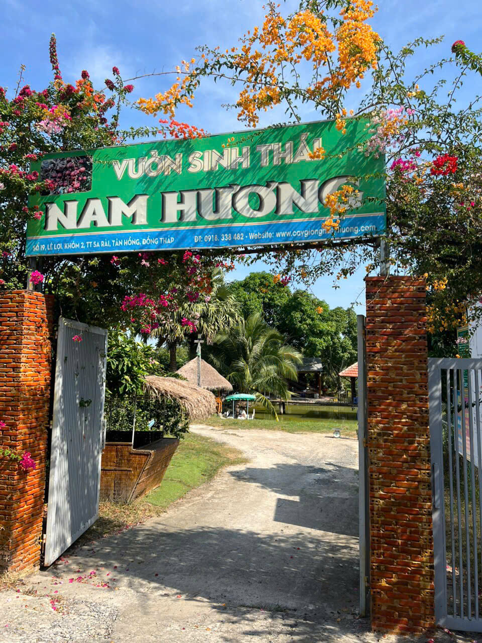 Điểm tham quan Vườn sinh thái Nam Hương