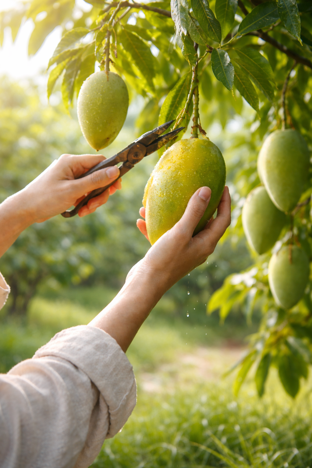 Hái trái tại vườn